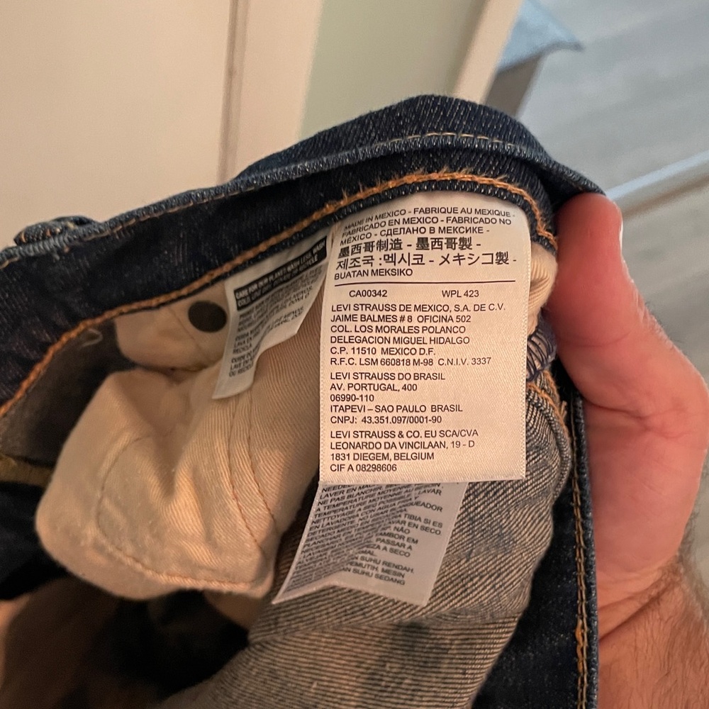 Levi's 511 Men's Slim Jeans - Dark Blue - Picture 5 of 10